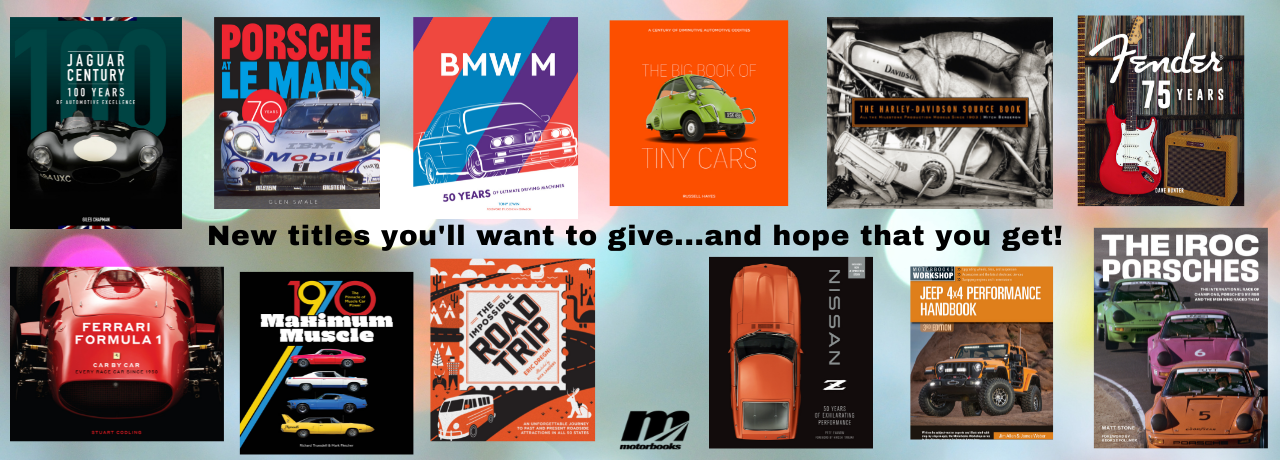 The Homepage Slider for Motorbooks, Fall 2021