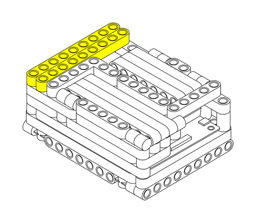 Raspberry Pi Lego Technic Case Step 7